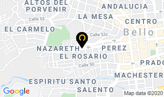 Mapa de Frameco S.a. en Bello