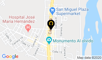 Mapa de Francachela Cafe Restaurante en Mocoa