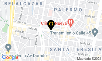 Mapa de Franco Heliodoro en Bogotá D.C