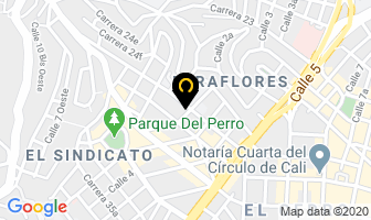 Mapa de Franco Salcedo Arquitectura E Ingeniería en Cali