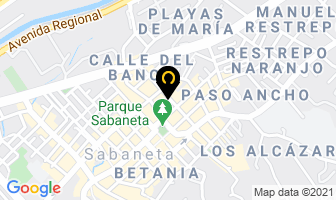 Mapa de Frenautos Sabaneta en Medellín
