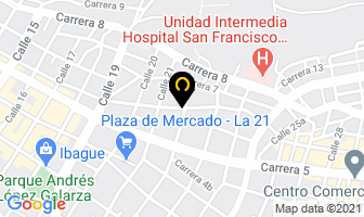 Mapa de Frenicentro Romero en Ibagué