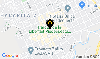 Mapa de Frenocenter en Piedecuesta