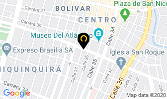Mapa de Frenos & Partes en Barranquilla