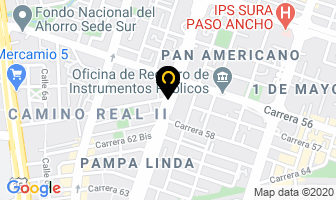 Mapa de Frenos El Pino Servicios en Cali