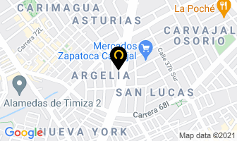 Mapa de Frenos Faustino en Bogotá D.C