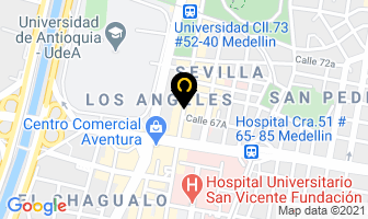 Mapa de Frenos Maryber en Medellín