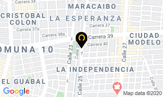 Mapa de Frenos Partes Bedoya en Cali