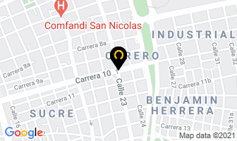 Mapa de Frenos Y Repuestos De Occidente S.a. en Cali