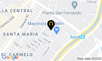 Mapa de Fresas Y Frutos en Itaguí