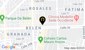Mapa de Friautos Medellín en Medellín