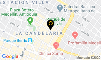 Mapa de Friends Internet Café en Medellín