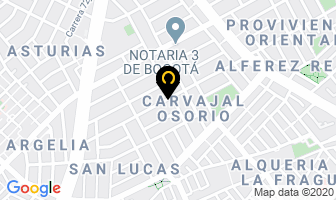 Mapa de Frigotec S.a. en Bogotá D.C