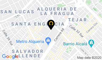 Mapa de Frinox Ingeniería S.a. en Bogotá D.C