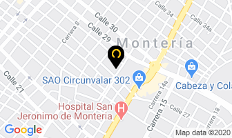 Mapa de Frío Centro en Montería