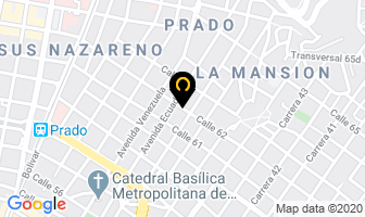 Mapa de Frío Centro Sas en Medellín