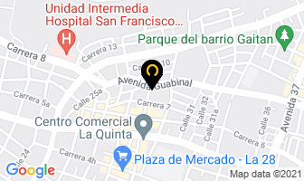 Mapa de Frio Frio en Ibagué