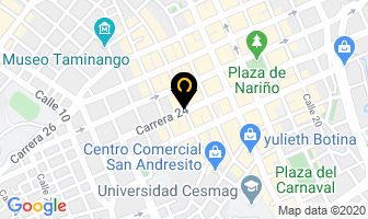 Mapa de Frío Repuestos La 24 en Pasto