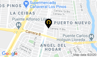 Mapa de Frio Servicios Ltda. en Cali