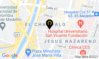 Mapa de Friocar Ltda. en Medellín