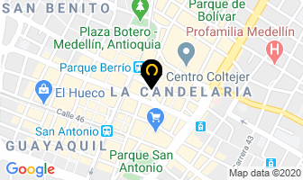 Mapa de Friolectrónica en Medellín