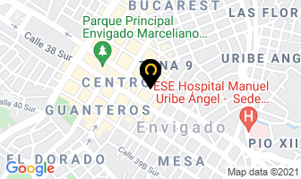 Mapa de Friopez en Envigado