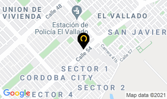 Mapa de Frioscal en Cali