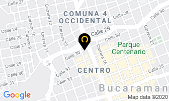 Mapa de Friotecni en Bucaramanga