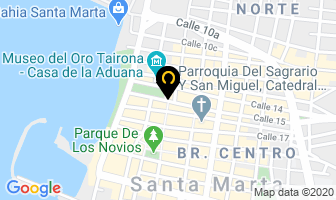 Mapa de Fritaón en Santa Marta