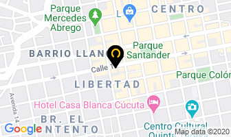 Mapa de Frontera Textil en Cúcuta