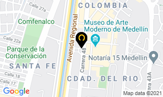 Mapa de Fruta Y Pimienta en Medellín