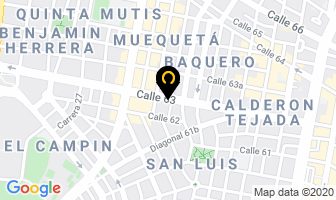 Mapa de Frutalia De Colombia Ltda. en Bogotá D.C