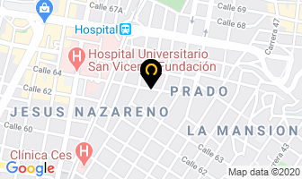 Mapa de Frutería en Medellín