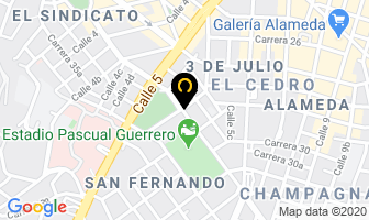 Mapa de Frutería La Original Pera Verde en Cali