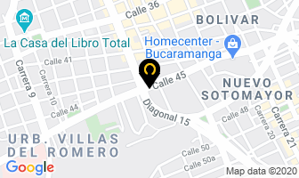 Mapa de Fruti Break en Bucaramanga