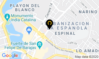 Mapa de Frutisandy en Cartagena