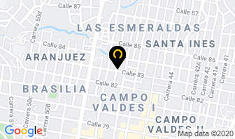 Mapa de Frutivalle Fresh en Medellín