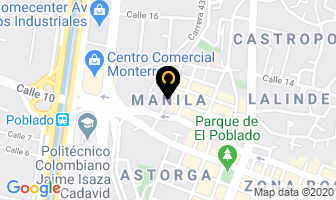 Mapa de Fruver Del Poblado en Medellín