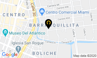Mapa de Fruverant en Barranquilla