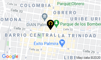 Mapa de Fucsia Chiros De Moda en Palmira