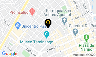 Mapa de Fuego De Volcan en Pasto