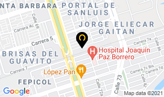 Mapa de Fuego Y Sabor Costeño en Cali