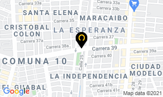Mapa de Fuente De Soda 4 Vientos en Cali