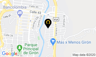 Mapa de Fuentes Paredes Octavio en Bucaramanga