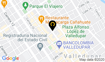 Mapa de Fuentes Pitre José María en Valledupar