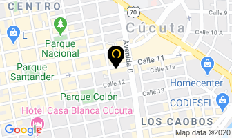 Mapa de Fuera De Serie en Cúcuta