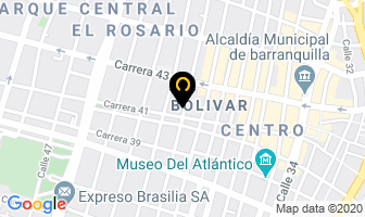 Mapa de Fulgor Publicidad en Barranquilla