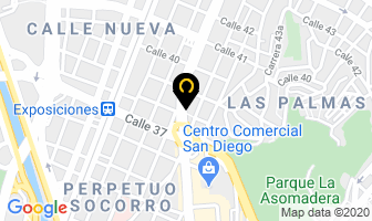 Mapa de Full Service en Medellín