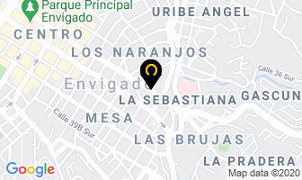 Mapa de Fumigaciones Ambiente Sano Ltda en Envigado