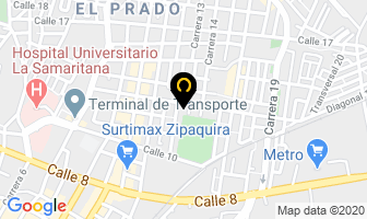 Mapa de Fumigaciones Coamint en Zipaquirá